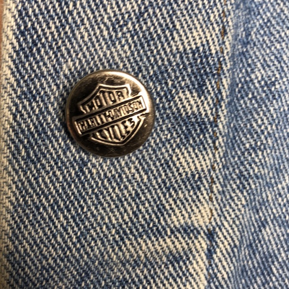 Harley Davidson 100th Anniversary Denim Jacket - Picture 3 of 6